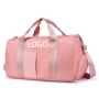 Personalized Logo Weekender Overnight Bag For Women Carry On Tote Bag Gym Travel Duffle Bag With Shoe Compartment