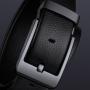 Wholesale customized men leather belt genuine leather alloy pin buckle men's belt