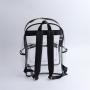 Keymay New Design RTS Fast Shipping Pvc Waterproof Clear Book Bags School Bags Transparente Clear Backpack Stadium Approved