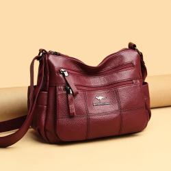 Luxury Designer Good Quality Women Messenger Bags Direct Selling Soft PU Leather Shoulder Crossbody Bags for Women