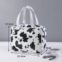 Wholesale Beauty PU Makeup Storage Bag Portable Waterproof Travel Custom Cow Pattern Print Cosmetic Bags