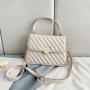 New 2022 Fashion Women's Bag Simple Leisure Lingge Pu Love Small Square Bag Embossed High-grade  Single Shoulder Messenger Bag