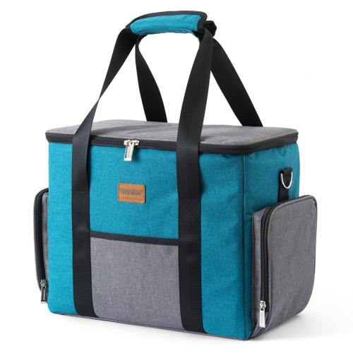 Reusable Leakproof Lunch Cooler Tote for Picnic Beach Work Trip Lightweight Insulated Backpack Cooler Bag