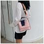 2024 Women's Wholesale Bags New Europe Fashion Single Shoulder Zipper & Hasp Bag  Summer Crossback Bucket Bag