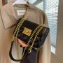 New Design Pu Women Shoulder Bag Pu Square Type Handbags Woman Bags Luxury Hot Sell Lock Bolsa Shoulder Crossbody Bag WF2208027