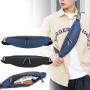 Fashion Outdoor Sports Jogging Phone Waist Belt Pack Multifunctional Expandable Oxford Crossbody Waist Bag For Men