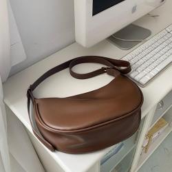 ZWY082 Daily Fashion Casual PU Leather Women Crossbody Bag Simple Outdoor Travel Shopping Shoulder Bag Work Portable Bag