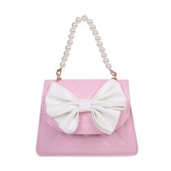 Custom Logo Luxury Women Shoulder Handbags Messenger Bag with bowknot