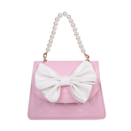 Custom Logo Luxury Women Shoulder Handbags Messenger Bag with bowknot