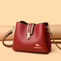 Ladies Quality Pu Leather Shoulder Bags for Women Luxury Messenger Bags for Women Designer Fashion Large Capacity Bucket Bag
