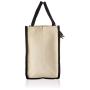 Gelory Customized Letter Logo Oversized Cotton Canvas Tote Initial Gifts Beach Bag Recycled Monogrammed Women Tote Bags
