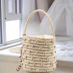 New Shell Grass Woven Bag Women's Bag Summer Beach Bags Handwoven Handbags For Ladies