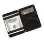 ZHF004 Cross-border PU Men's Creative Magic Wallet Solid Color Women's Card Bag Men's Wallet Spot Wholesale