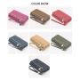 ZWY266 Customizable Long Double Zipper Men Women Frosted PU Wallet Solid Color Simple Clutch Bag Wholesale Fashion Money Clip