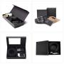 Custom Brand Logo Luxury Vegan Leather Men Belt Automatic Buckle Belts Gift Set For Men