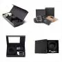 Custom Brand Logo Luxury Vegan Leather Men Belt Automatic Buckle Belts Gift Set For Men