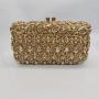 New hollowed out metal rhinestone bag inlaid evening bag banquet crystal bags handbags ladies clutch purse for women luxury