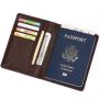 ZHF056 New PU Cross Pattern Male Female Passport Bag Travel Document Luggage Tag Passport Cover Multi Card Wallet Passport Clip