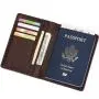ZHF056 New PU Cross Pattern Male Female Passport Bag Travel Document Luggage Tag Passport Cover Multi Card Wallet Passport Clip
