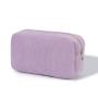 Fluffy Soft Velvet Corduroy Cute Standup Pouches Women Men Winter Lifestyle Storage Organizer Makeup Bag Travel Cosmetic Bag