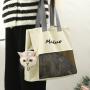 KBW401 Hot Selling Fashion Pet Bag New Canvas Cat Backpack Out Portable Pet Box Travel Cat Bag Wholesale