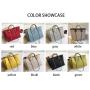 ZWY213 New Wholesale Ladies Chain Bucket Bag Canvas Daily Business Work Travel Tote Bag Simple Fashion Shopping Shoulder Bag