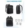 LOVEVOOK Custom logo 15.6 17 inch Smart Work Backpack Travel Bag Casual Daypack School Bag with USB Port Laptop Backpacks Women