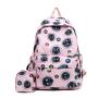 Wholesale Custom Printing Smart School Backpack Fashion Girls Canvas School Bags Backpacks