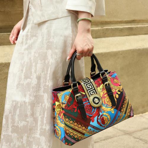 ladysky 2024 women handbags fashion purse and hand bag ladies quality PU leather female bag set of two casual tote bag 33 cm