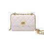 2024 Customize Quilted PU Leather Shoulder Sling Bag For Women Ladies Crossbody