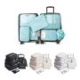 GELORY Customized High Quality Travel Organizer Bag Set Luggage Packing Cubes Suitcase Bag