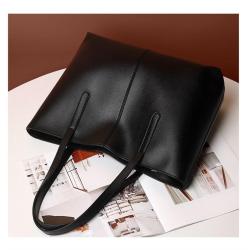 Hot Sale Black Leather Tote Bags Women Handbags Ladies Shoulder Sling Bag Women Big Totes Handbag Wholesale