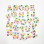 Fashion Cute Self-adhesive Varsity Alphabet Sew On Chenille Repair Embroidery Letter Patch Rainbow Letter Patches Custom Patches
