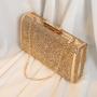 Wholesale sequin woman's clutch bag ladies evening clutch bags for women handbags golden bling purses clutches for women