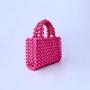 Wholesale Luxury Ladies Evening Handbags Pearl Beaded Tote Bags Girls Wedding Party Pearl Basket Bag Clutch Purse