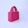 Wholesale Luxury Ladies Evening Handbags Pearl Beaded Tote Bags Girls Wedding Party Pearl Basket Bag Clutch Purse