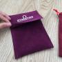 Purple Maroon Red Velvet Packaging Bag