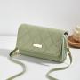 2024 Ladies Double Embroidered Mobile Phone Bag New Diamond Mouth Red Envelope Small Fragrant Wind Fashion Shoulder Sling Bag