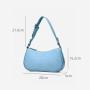 New Arrival Crocodile Embossed Fashion Womens Underarm Bags Quality Metal Chain Luxury Vegan Fashion Ladies Shoulder Bags