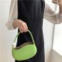 New 2024 ladies mini handbags Simple solid crossbody Creative bean shape women's shoulder fashion hand bags