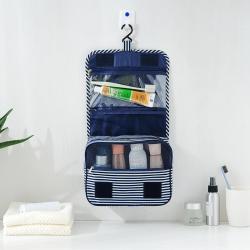 Gelory Large-Capacity Portable Hanging Cosmetic Bag Folding Storage Bag Travel Toilet Bag