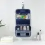 Gelory Large-Capacity Portable Hanging Cosmetic Bag Folding Storage Bag Travel Toilet Bag