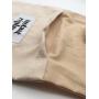Cotton Suede Drawstring Tote Bag Shopping Bag With String