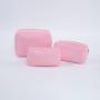 Hot Selling waterproof wedding small bags for cosmetic pouch bag makeup mini pouch with zipper small pink pouch