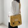 Japanese Minimalist Crossbody Bag Fashion Lady-Style Nylon Waterproof Canvas Bag Cartoon Pattern for Women