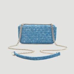 2024 Custom Weave Denim Crossbody Shoulder Bag For Women Fashion Jeans Purse