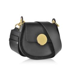 New Trendy Ladies Mini Handbags Fashion Leather Black Cross-body Bags Famous Brand Women Saddle Bag