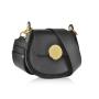 New Trendy Ladies Mini Handbags Fashion Leather Black Cross-body Bags Famous Brand Women Saddle Bag