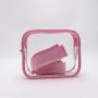 Wholesale Customized Logo Designer Stock Low MOQ Fashion Cute Zipper Waterproof PVC Ladies Clear Crossbody Bag