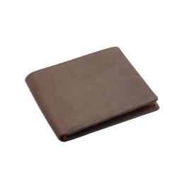 Genuine Leather RFID Blocking Wallets super slim Mens Wallet Bifold